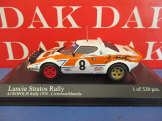 Die cast 1/43 Modellino Auto Lancia Stratos BiC Rally Acropolis 1978 Livieratos