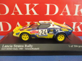 Die cast 1/43 Modellino Auto Lancia Stratos HF Rally Sanremo 1980 F. Tabaton