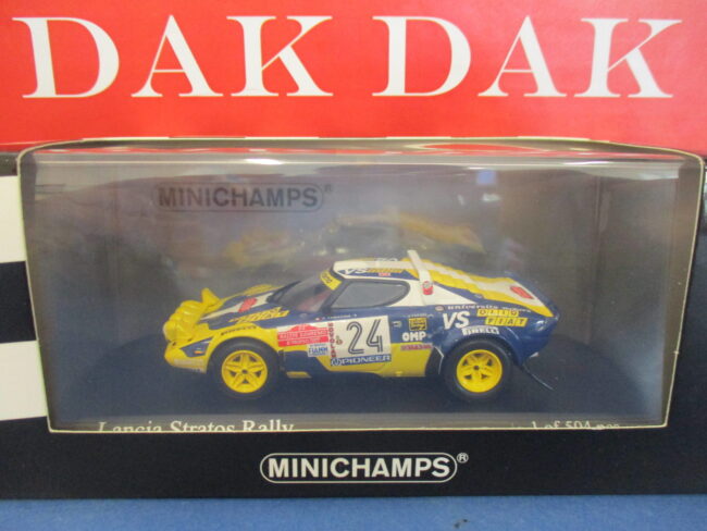 Die cast 1/43 Modellino Auto Lancia Stratos HF Rally Sanremo 1980 F. Tabaton - immagine 5