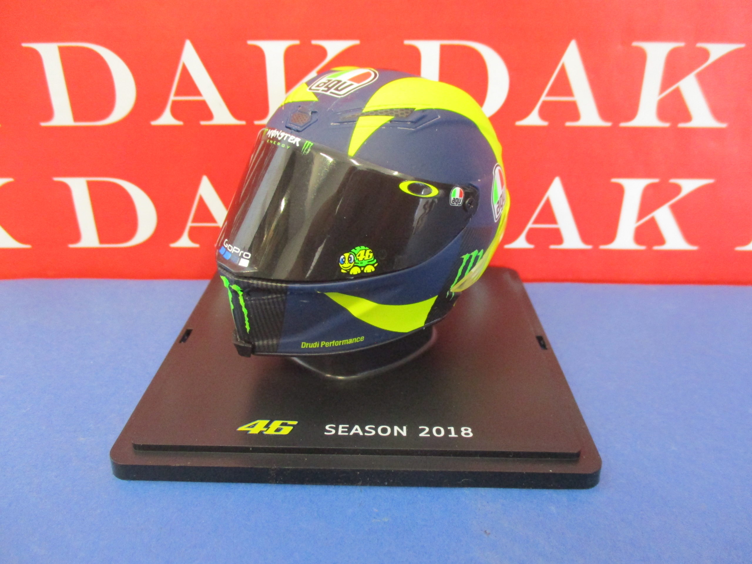 1/5 Modellino Casco Helmet Moto GP Casco Valentino Rossi 2018 - Dak Mantova  sas