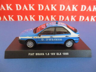Die cast 1/43 Modellino Auto Polizia Police Fiat Brava 1.8 16V ELX 1999