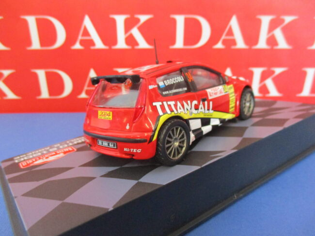 Die cast 1/43 Modellino Auto Fiat Punto S1600 Rally Monte Carlo 2004 A. Broccoli - immagine 3