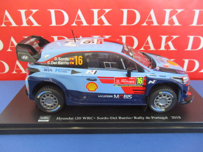 Die cast 1/24 Modellino Auto Hyundai i20 WRC Rally Portugal 2018 D. Sordo