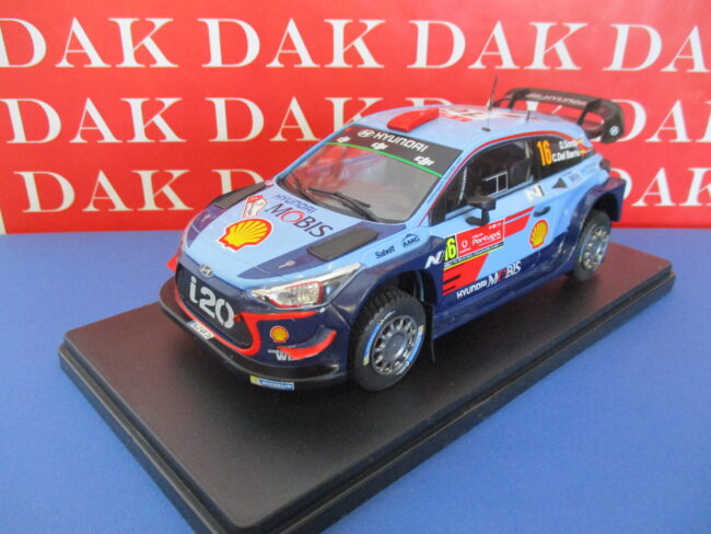 Die cast 1/24 Modellino Auto Hyundai i20 WRC Rally Portugal 2018 D. Sordo - immagine 2