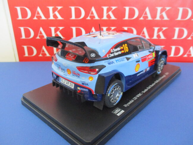 Die cast 1/24 Modellino Auto Hyundai i20 WRC Rally Portugal 2018 D. Sordo - immagine 3