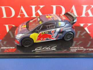 Die cast 1/43 Modellino Auto Peugeot 208 Coyote World RX Belgium 2018 S. Loeb