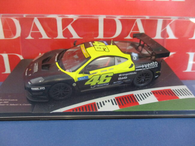 Die cast 1/43 Modellino Auto Ferrari 430 GT3 Scuderia 6H Vallelunga 2009 V.Rossi - immagine 4
