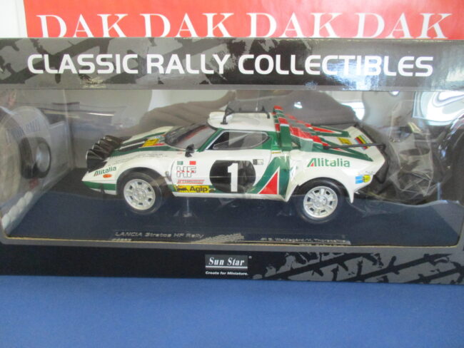 Die cast 1/18 Modellino Auto Lancia Stratos HF Rally Safari 1976 B. Waldegard - immagine 5
