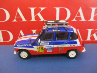 Die cast 1/43 Modellino Auto Renault 4L Armee de l'Air Trophy 2012