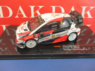 Die cast 1/43 Modellino Auto Toyota Yaris WRC Rally Monte Carlo 2018 O.Tanak Ixo