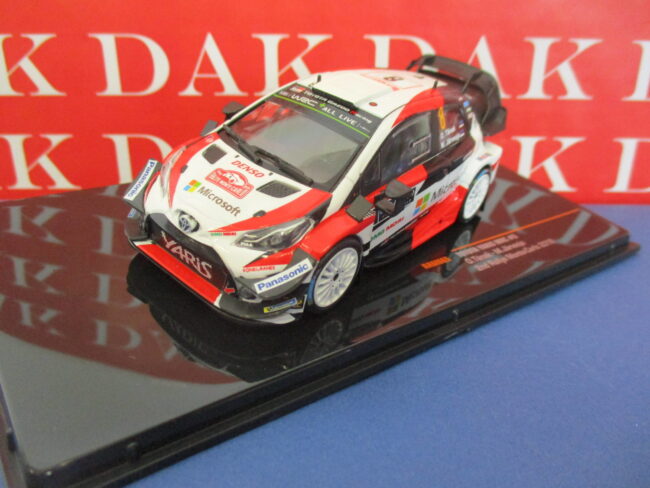 Die cast 1/43 Modellino Auto Toyota Yaris WRC Rally Monte Carlo 2018 O.Tanak Ixo - immagine 2