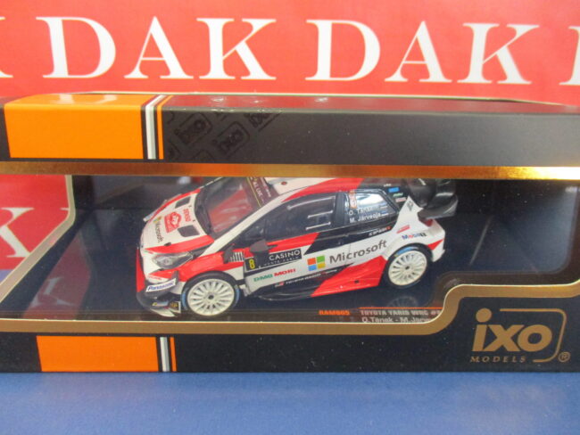 Die cast 1/43 Modellino Auto Toyota Yaris WRC Rally Monte Carlo 2018 O.Tanak Ixo - immagine 5