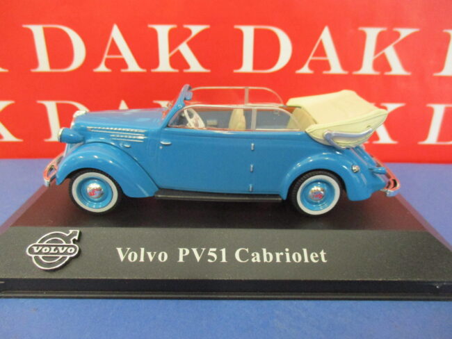 Die cast 1/43 Modellino Auto Volvo PV51 Cabriolet by Atlas