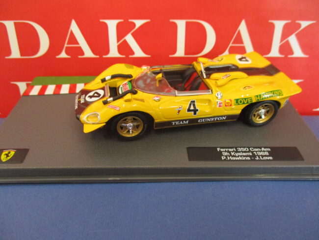 Die cast 1/43 Modellino Auto Ferrari 350 N4 Can Am 9H Kyalami 1968 I. Hawkins