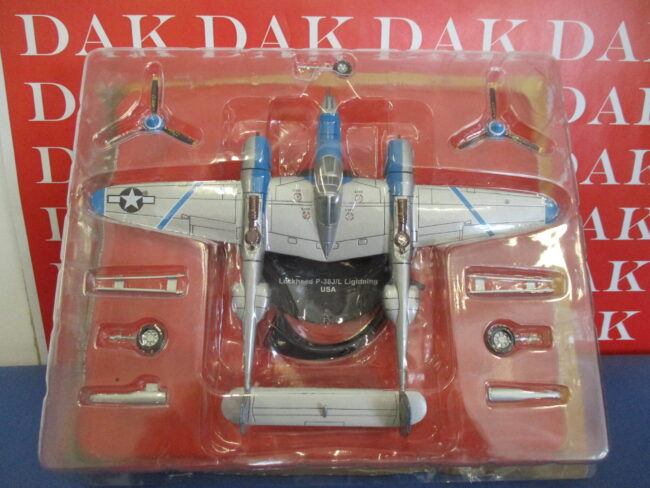 Die cast 1/72 Modellino Aereo Aircraft Lockheed P-38J/L Lightning Virgine Marie - immagine 6