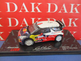 Die cast 1/43 Modellino Auto Citroen DS3 Rally Francia 2012 S. Loeb