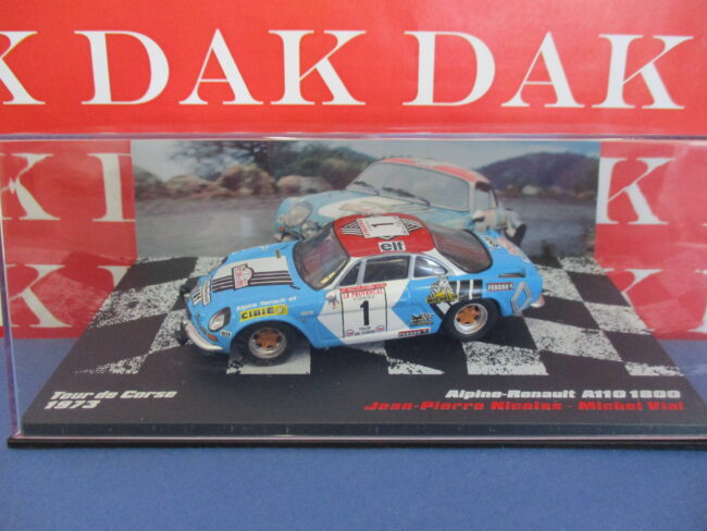 Die cast 1/43 Modellino Auto Alpine Renault A110 1800 Rally Tour de Corse 1973 - immagine 4