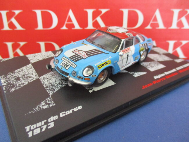Die cast 1/43 Modellino Auto Alpine Renault A110 1800 Rally Tour de Corse 1973 - immagine 2