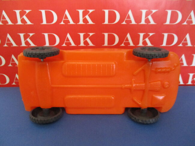 Obsoleto Vintage Old Toys 1/16 1/17 Fiat Seat 600 arancio - immagine 4