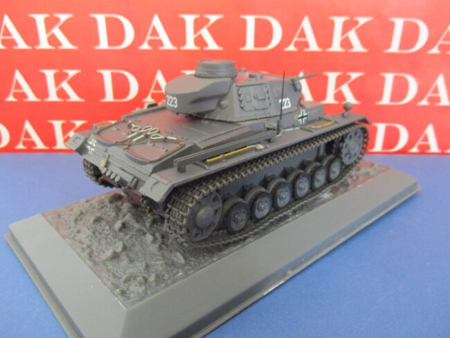 Die cast 1/43 Modellino Carro Armato Tank Pz.Kpfw. III Ausf.G 13 Pz. Div Ukraine - immagine 3