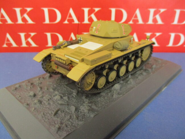 Die cast 1/43 Modellino Carro Armato Tank Pz.Kpfw. II Ausf. C 15. Division Lybia - immagine 3