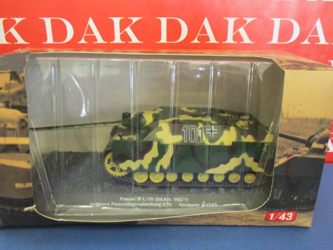 Die cast 1/43 Modellino Carro Armato Tank Pz. Kpfw. IV L/70 sch. Pz. Abt. 655 - immagine 4