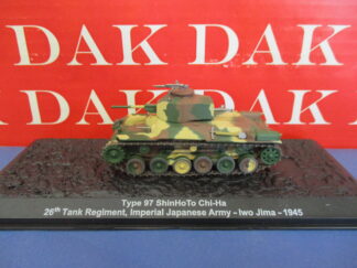 Die cast 1/72 Modellino Type 97 ShinHoTo Chi-Ha 26th Tank Reg. Iwo Jima 1945