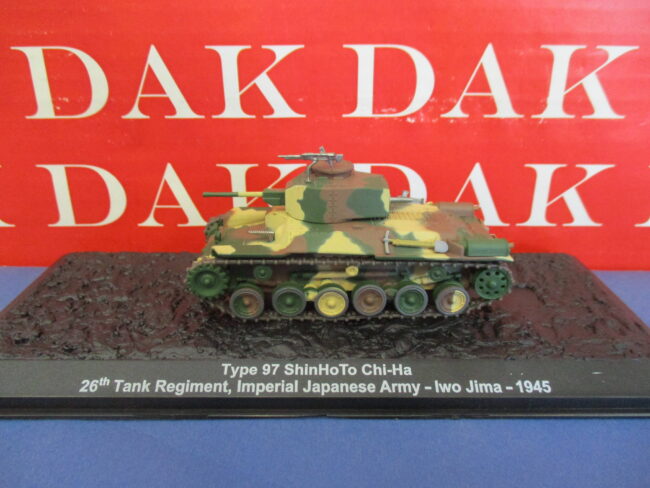 Die cast 1/72 Modellino Type 97 ShinHoTo Chi-Ha 26th Tank Reg. Iwo Jima 1945