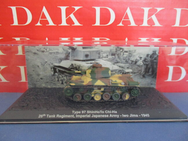 Die cast 1/72 Modellino Type 97 ShinHoTo Chi-Ha 26th Tank Reg. Iwo Jima 1945 - immagine 4