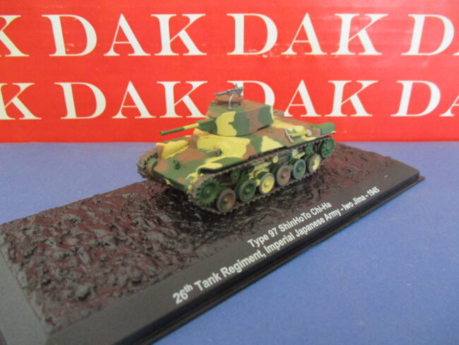 Die cast 1/72 Modellino Type 97 ShinHoTo Chi-Ha 26th Tank Reg. Iwo Jima 1945 - immagine 2