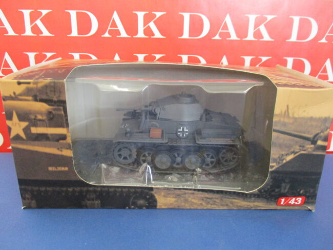 Die cast 1/43 Modellino Carro Armato Tank Pz.Kpfw.II Ausf. J Polizei Panzerkompa - immagine 4
