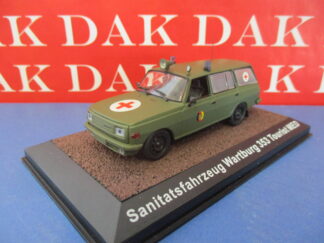 Die cast 1/43 Modellino Auto Wartburg 353 Tourist Ambulanza Ambulance DDR Army