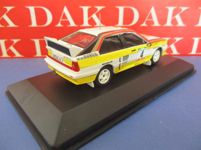 Die cast 1/43 Modellino Auto Audi Quattro A2 Rally Portugal 1984 W. Rohrl BY CMR - immagine 3