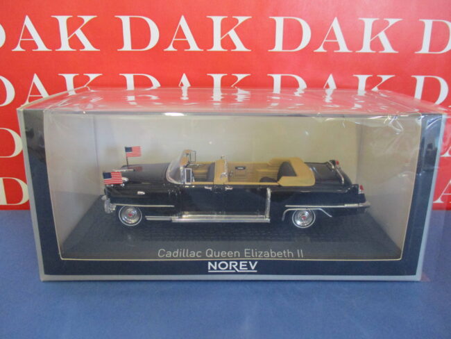 Die cast 1/43 Modellino Auto Cadillac Queen Elizabeth II by Norev - immagine 5