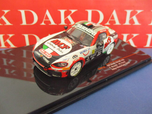 Die cast 1/43 Modellino Auto Fiat Abarth 124 RGT Rally Monte Carlo 2019 Brazzoli - immagine 2
