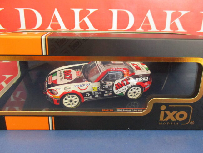 Die cast 1/43 Modellino Auto Fiat Abarth 124 RGT Rally Monte Carlo 2019 Brazzoli - immagine 5