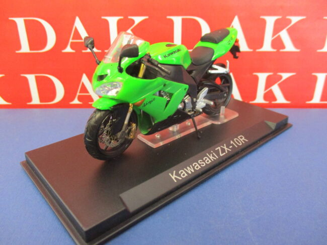 Die cast 1/24 Modellino Moto Kawasaki ZX-10R - immagine 2