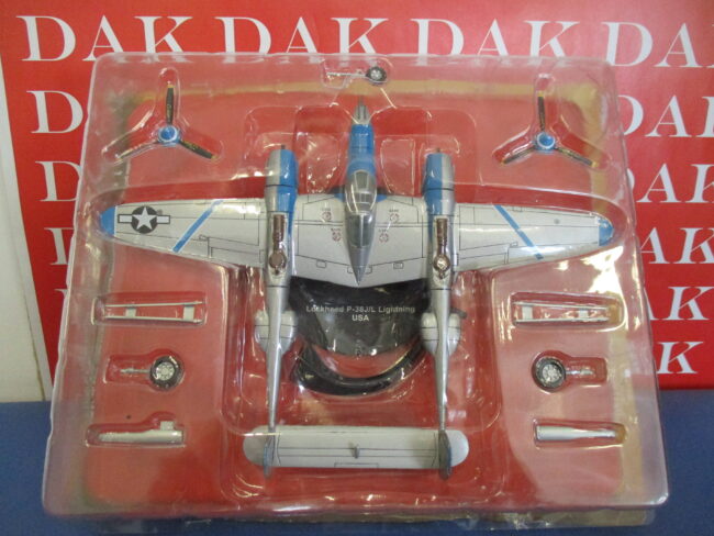 Die cast 1/72 Modellino Aereo Aircraft Lockheed P-38J/L Lightning Virgine Marie - immagine 4