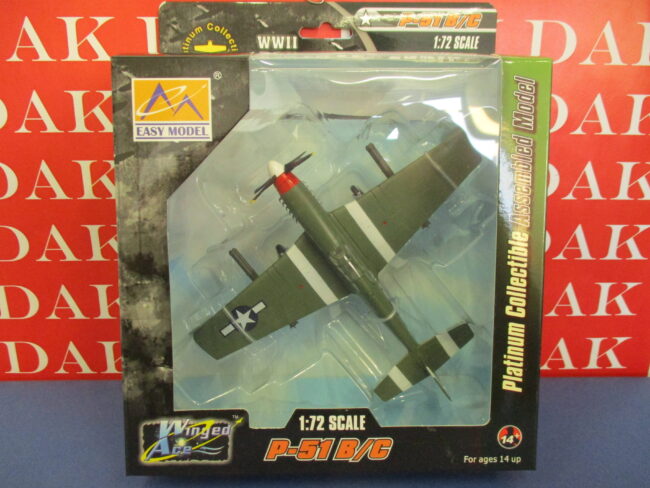 1/72 Modellino Aereo Aircraft North American P-51 B/C Mustang Capt. D. Gentile - immagine 7