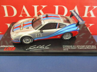 Die cast 1/43 Modellino Auto Porsche 911 GT3 Cup Barcelona 2013 S. Loeb