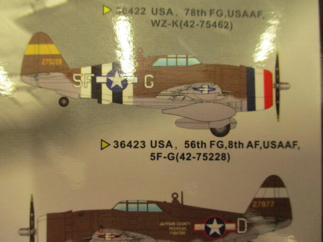 1/72 Modellino Aereo Aircraft Repubblic P-47D Thunderbolt Razorback 8th AF USAF - immagine 5