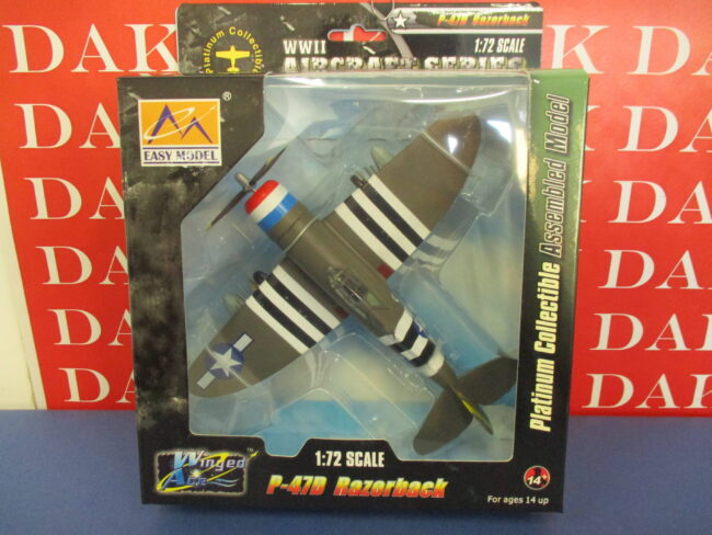 1/72 Modellino Aereo Aircraft Repubblic P-47D Thunderbolt Razorback 8th AF USAF - immagine 6