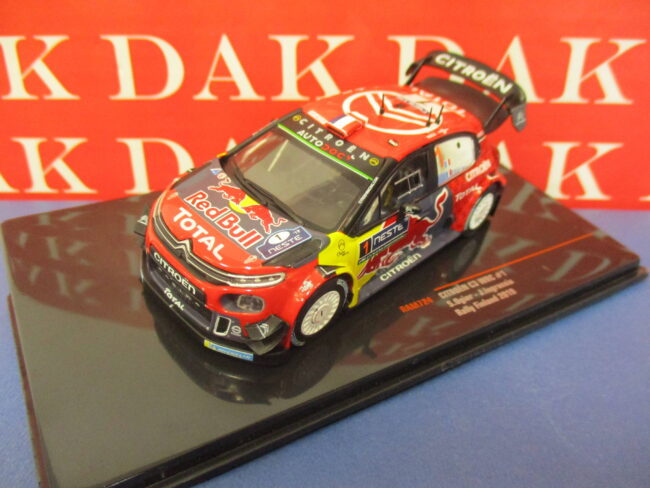 Die cast 1/43 Modellino Auto Citroen C3 WRC Rally Finland 2019 S. Ogier by Ixo - immagine 2