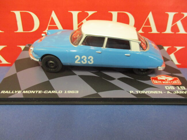 Die cast 1/43 Modellino Auto Citroen DS19 Rally Monte Carlo 1963 P. Toivonen