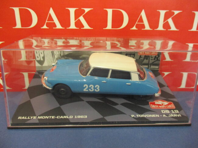 Die cast 1/43 Modellino Auto Citroen DS19 Rally Monte Carlo 1963 P. Toivonen - immagine 4