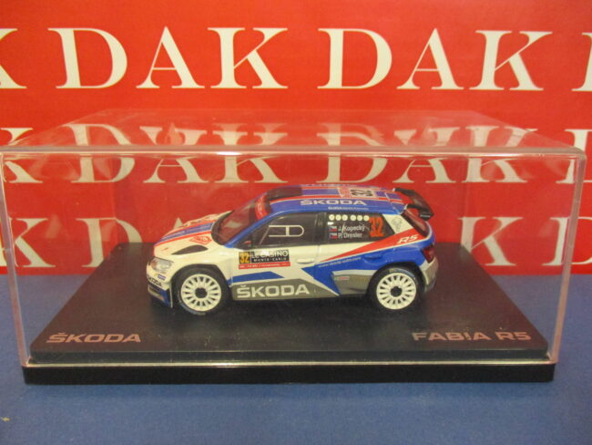 Die cast 1/43 Modellino Auto Skoda Fabia R5 Rally Monte Carlo 2018 J. Kopecky - immagine 4