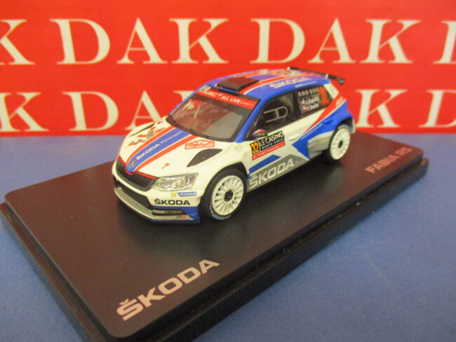 Die cast 1/43 Modellino Auto Skoda Fabia R5 Rally Monte Carlo 2018 J. Kopecky