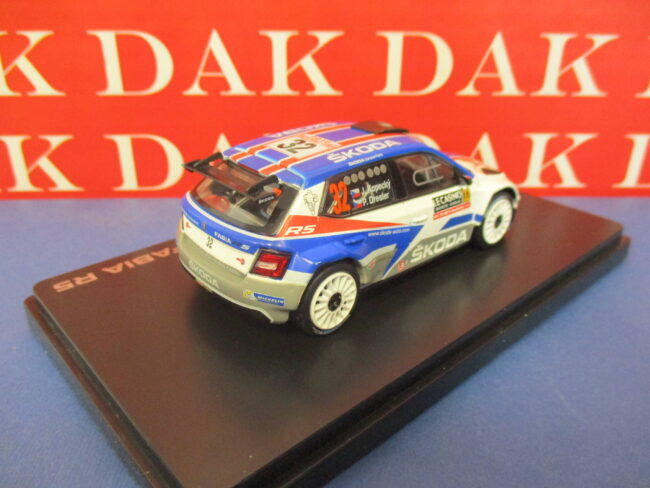 Die cast 1/43 Modellino Auto Skoda Fabia R5 Rally Monte Carlo 2018 J. Kopecky - immagine 3