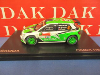 Die cast 1/43 Modellino Auto Skoda Fabia R5 Rally Portugal 2016 J. Kopecky