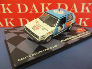 Die cast 1/43 Modellino Auto Volkswagen Golf GTI Rally Monte Carlo 1987